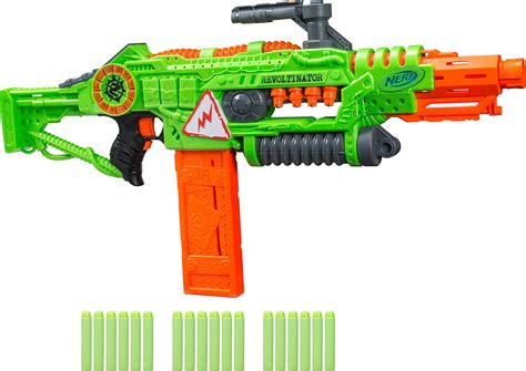 Nerf Revoltinator Zombie Strike Toy Blaster with .